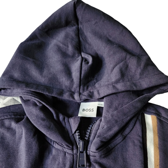 HUGO BOSS Boys zip up hoodie - Picture 3 of 6